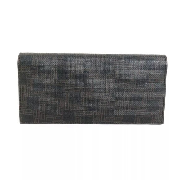 Auth Dunhill Bifold Long Wallet Dark Brown Leather - - Picture 2 of 8